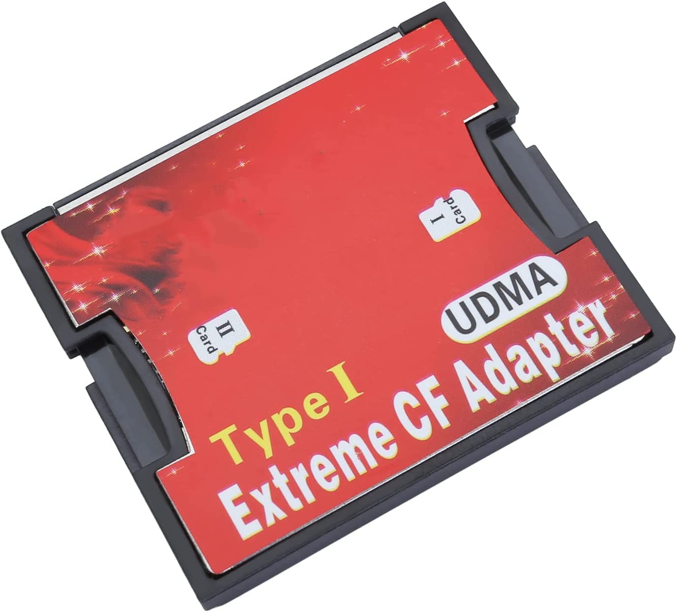 QUMOX Dual-Port MicroSD to CompactFlash Type I Adapter