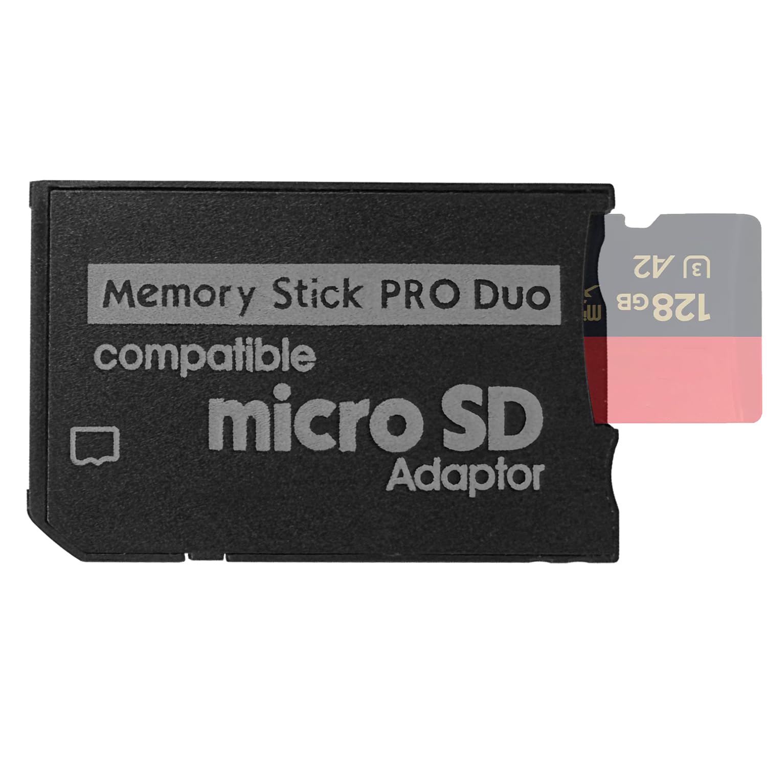 QUMOX Memory Stick Adapter, Micro SD to Memory Stick PRO Duo for PSP