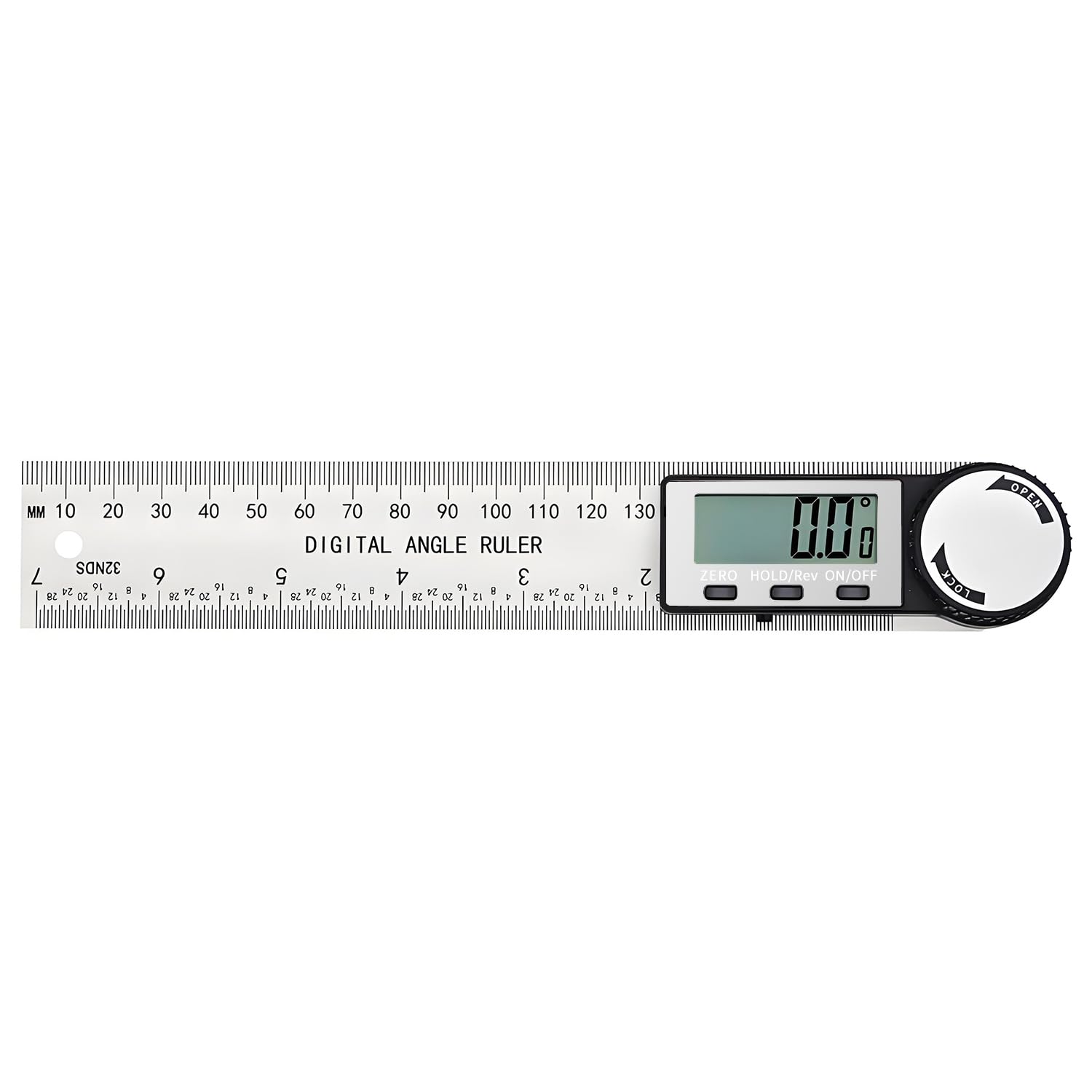 QUMOX Stainless Steel Digital Angle Finder and Ruler