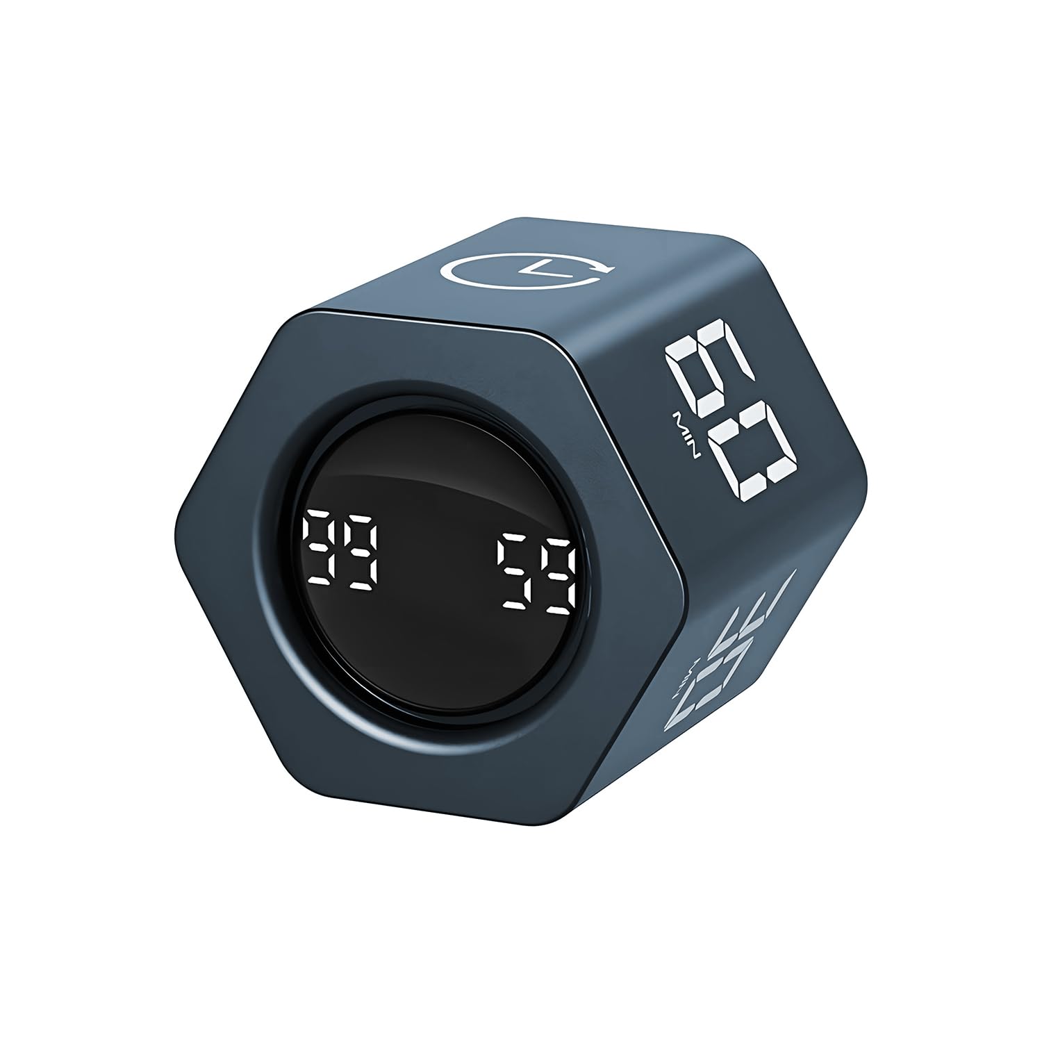QUMOX F6 Pomodoro Cube, Hexagon Productivity Gravity Timer, Green