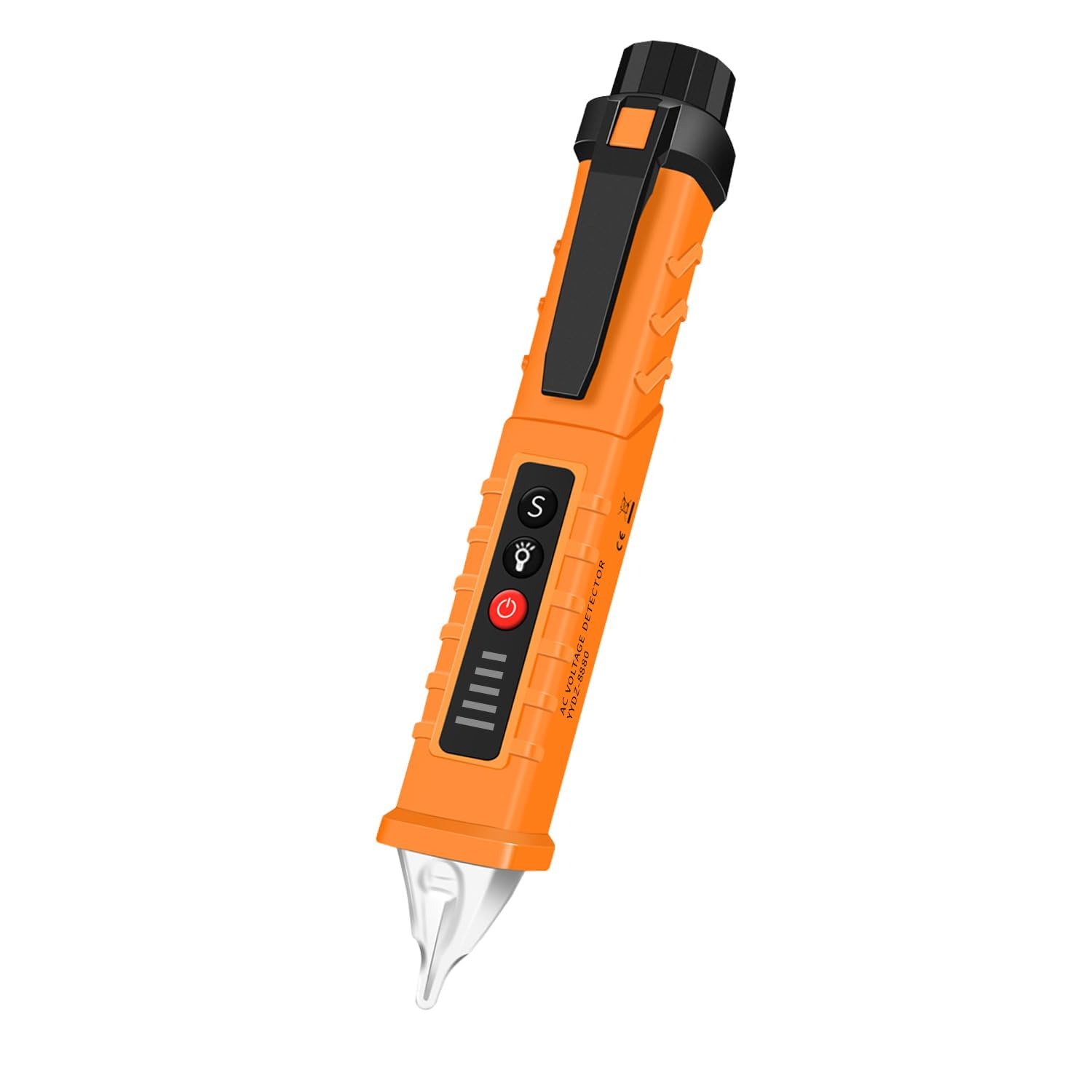 QUMOX Non-Contact Voltage Tester 12-1000V Adjustable Sensitivity AC Voltage Detector Pen Live/Null Wire Tester Buzzer Alarm Wire Breakpoint Finder