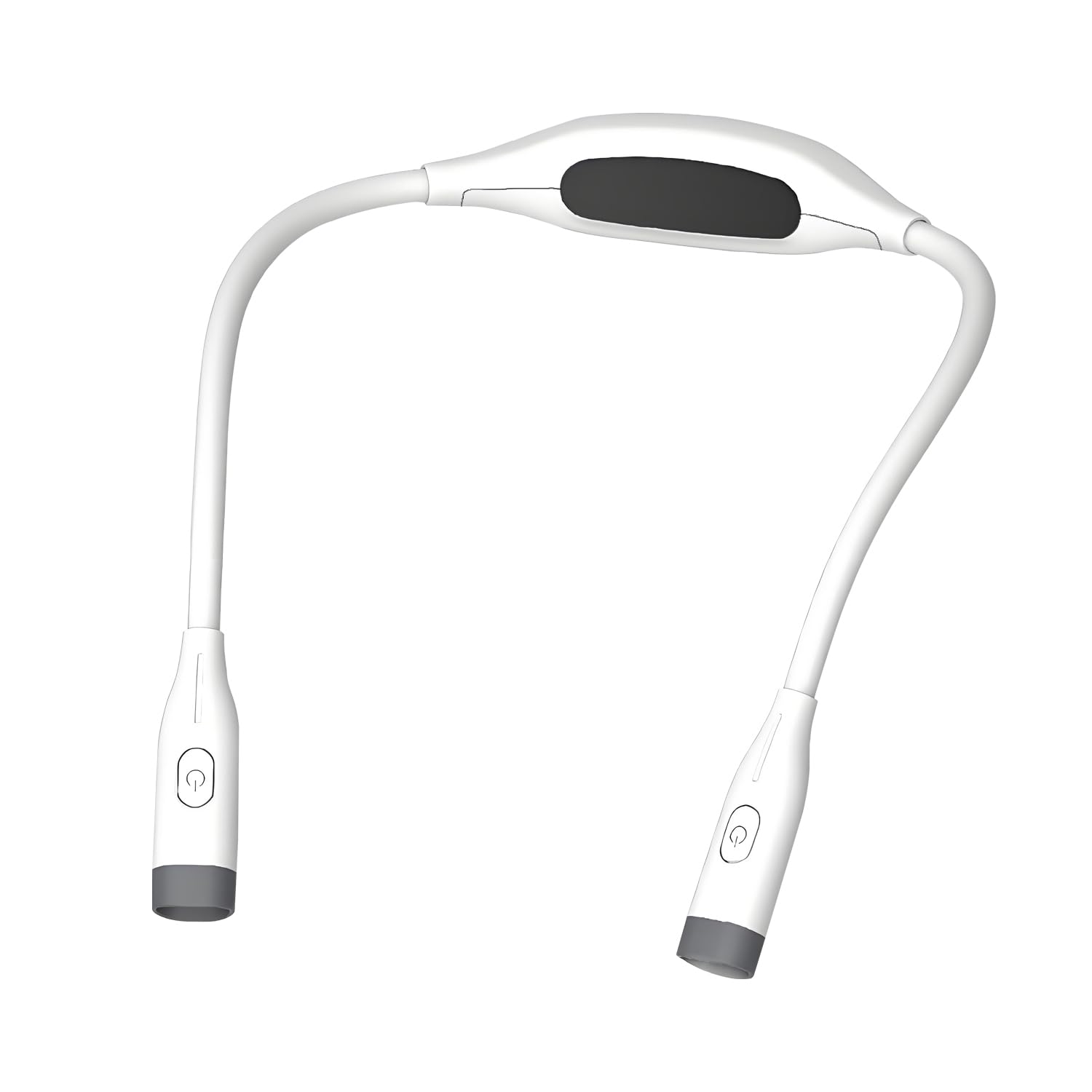 QUMOX Rechargeable Neck Reading Light, LED Book Light for Reading in Bed, 3 Color Modes & Stepless Dimming, Flexible Hands-Free Hug Light for Knitting, Crafting, Camping, and Repairing
